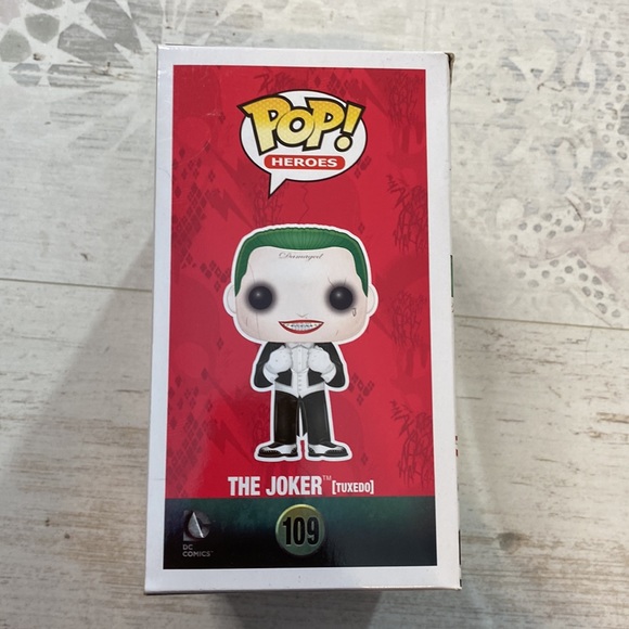 Funko Pop The Joker Tuxedo #109 Suicide Squad Exclusive Figure - Picture 6 of 10